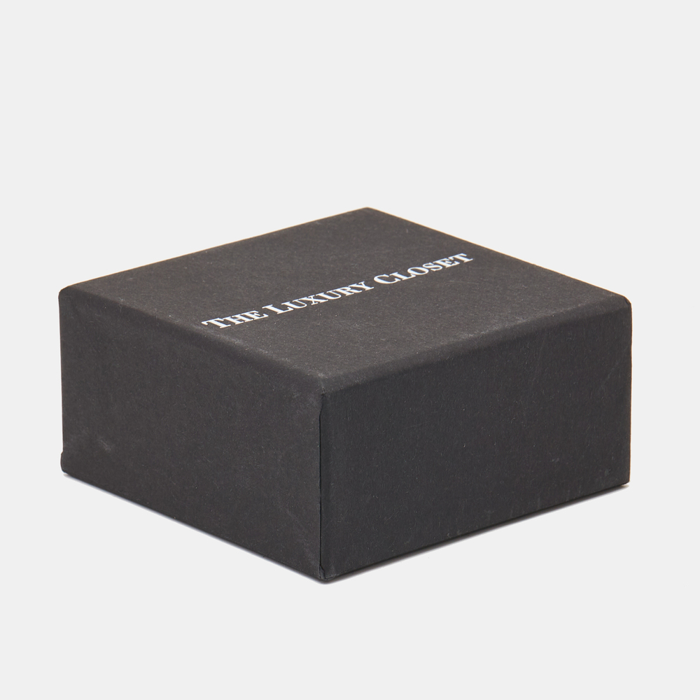 LOUIS VUITTON Black Canvas Leather SIlver Tone Bracelet - Picture 6 of 6